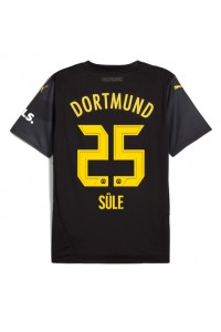 Borussia Dortmund Niklas Sule #25 Jalkapallovaatteet Vieraspaita 2024-25 Lyhythihainen